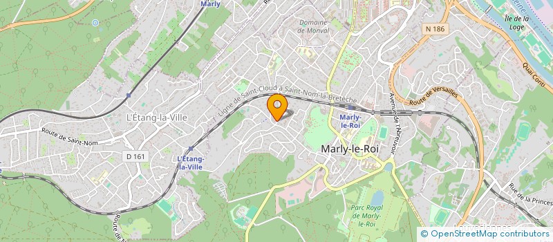 localisation de l'entreprise MADAME LYNDA HAELGEL  MARLY-LE-ROI