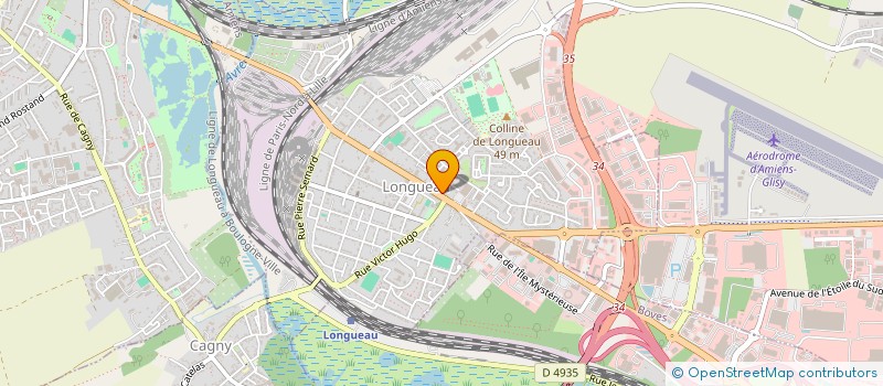 localisation de l'entreprise MADAME LYNDA HEDJAR  LONGUEAU