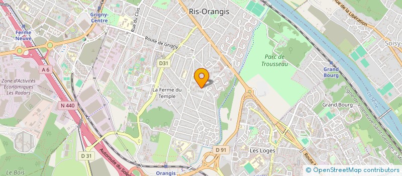 localisation de l'entreprise MADAME LYNDA IKKEN  RIS-ORANGIS