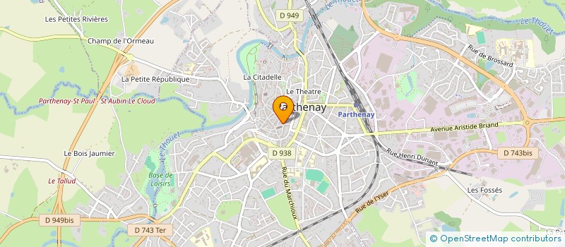 localisation de l'entreprise MADAME LYNDA INIDJEL  PARTHENAY