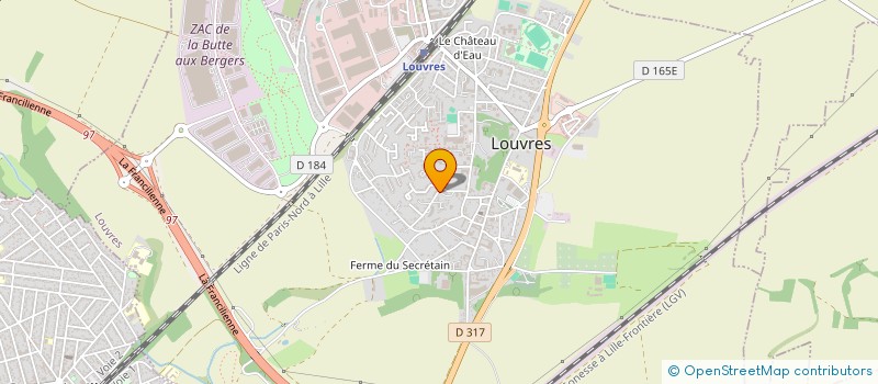 localisation de l'entreprise MADAME LYNDA KAMIRI  LOUVRES