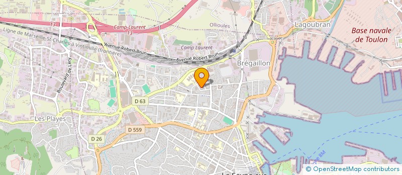 localisation de l'entreprise MADAME LYNDA KEDJOUNIA  LA SEYNE-SUR-MER