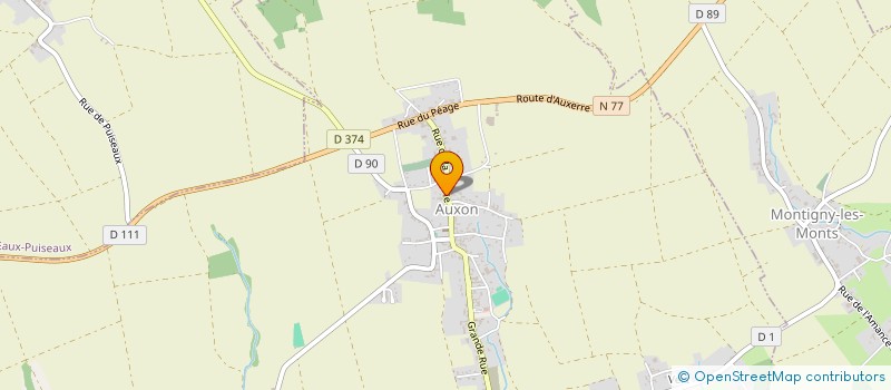 localisation de l'entreprise MADAME LYNDA LAURIN  AUXON