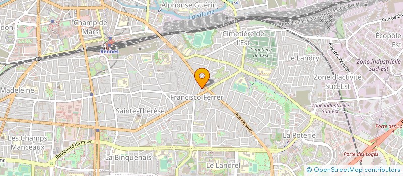 localisation de l'entreprise MADAME LYNDA LONGO à RENNES