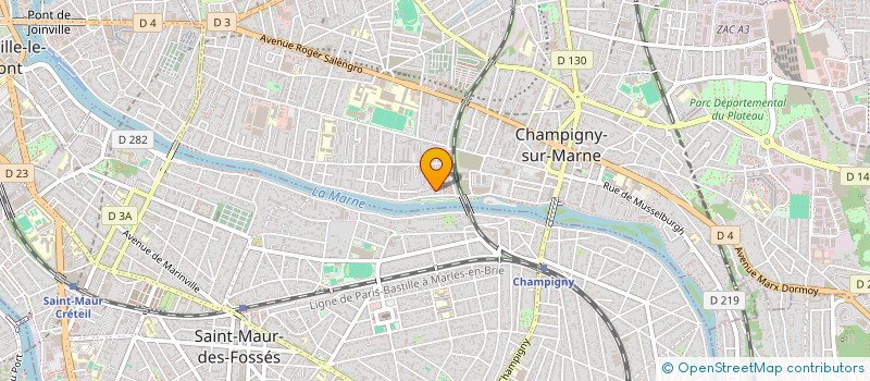 localisation de l'entreprise MADAME LYNDA MADI à CHAMPIGNY-SUR-MARNE