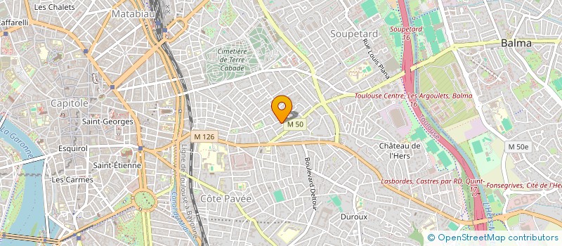 localisation de l'entreprise MADAME LYNDA MAKOUDI  TOULOUSE