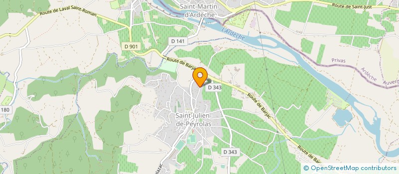 localisation de l'entreprise MADAME LYNDA MANDALA  SAINT-PAULET-DE-CAISSON