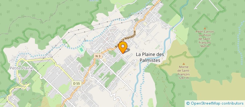 localisation de l'entreprise MADAME LYNDA MARIE THERESE PAYET à LA PLAINE-DES-PALMISTES