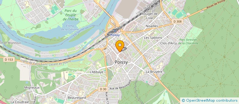 localisation de l'entreprise MADAME LYNDA MEBAREK à POISSY