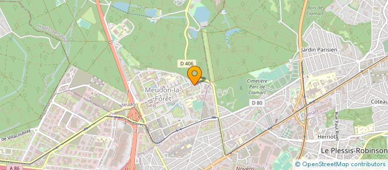 localisation de l'entreprise MADAME LYNDA MONLOUIS  MEUDON