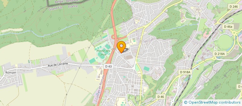 localisation de l'entreprise MADAME LYNDA MOUDJEB à LONGWY