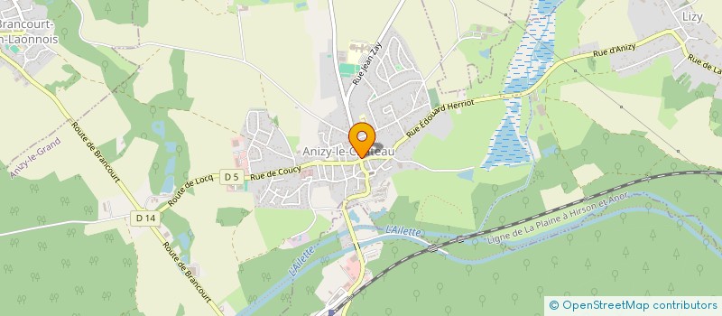 localisation de l'entreprise MADAME LYNDA NOEL à ANIZY-LE-GRAND