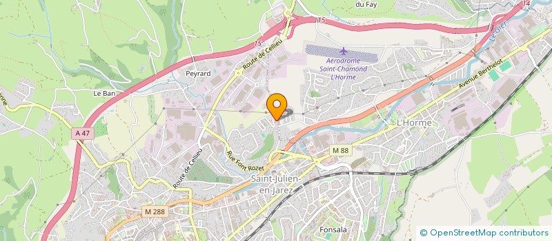 localisation de l'entreprise MADAME LYNDA OUADAOUI  SAINT-CHAMOND