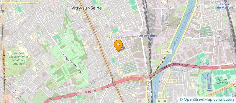 localisation de l'entreprise MADAME LYNDA OUCHEN à VITRY-SUR-SEINE