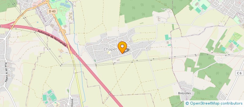 localisation de l'entreprise MADAME LYNDA PEYRAUD  CHAPET