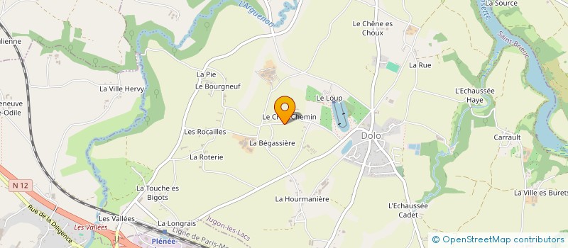 localisation de l'entreprise MADAME LYNDA ROWELL à JUGON-LES-LACS