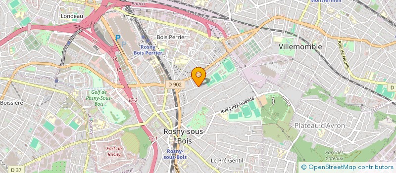 localisation de l'entreprise MADAME LYNDA SAMOUN à ROSNY-SOUS-BOIS