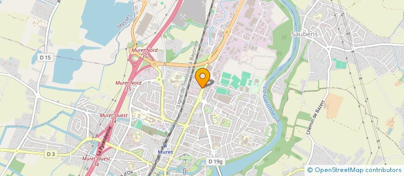 localisation de l'entreprise MADAME LYNDA SI BELKACEM  MURET