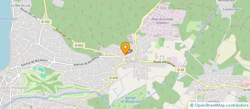 localisation de l'entreprise MADAME LYNDA TOURNOUD  SOORTS-HOSSEGOR