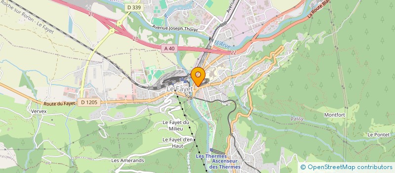 localisation de l'entreprise MADAME LYNDA VANDELANOITTE  SAINT-GERVAIS-LES-BAINS