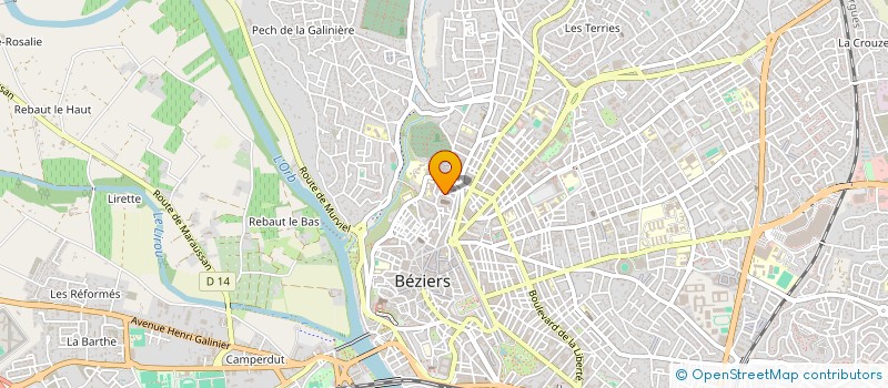 localisation de l'entreprise MADAME LYNDSEY KIEFFER à BEZIERS