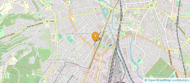 localisation de l'entreprise MADAME LYNE BESSEGHIR  DIJON