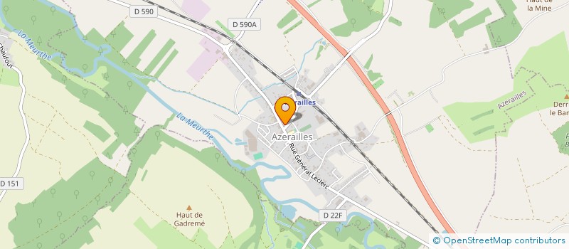 localisation de l'entreprise MADAME LYNE JACQUOT  AZERAILLES