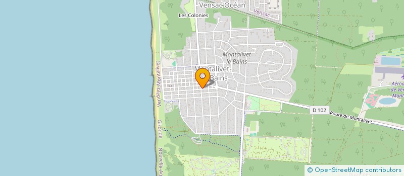 localisation de l'entreprise MADAME LYNE LLOBELL  VENDAYS-MONTALIVET