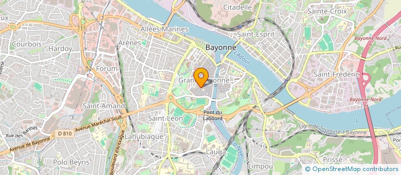 localisation de l'entreprise MADAME LYNE THAREAU à BAYONNE