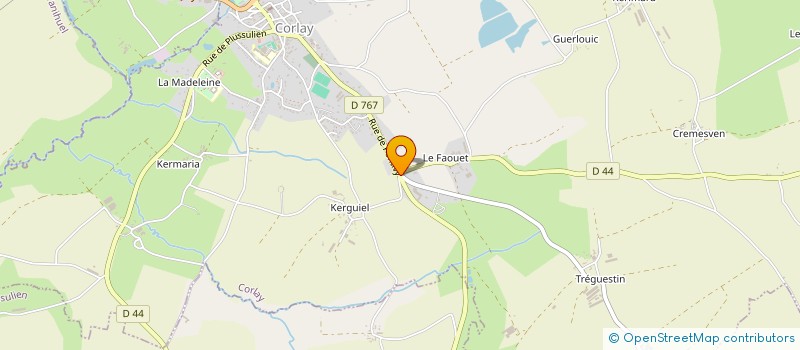 localisation de l'entreprise MADAME LYNN AMARA  CORLAY