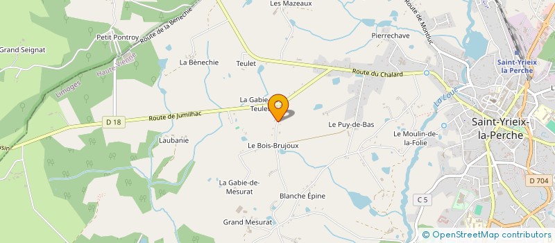 localisation de l'entreprise MADAME LYNN CARR  COUSSAC-BONNEVAL