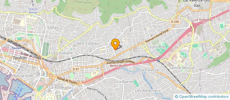 localisation de l'entreprise MADAME LYNN GIGUERE  TOULON