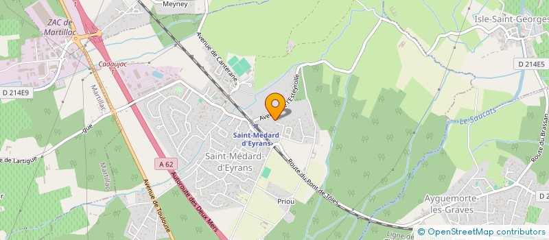 localisation de l'entreprise MADAME LYNN MORTIMER  CABANAC-ET-VILLAGRAINS