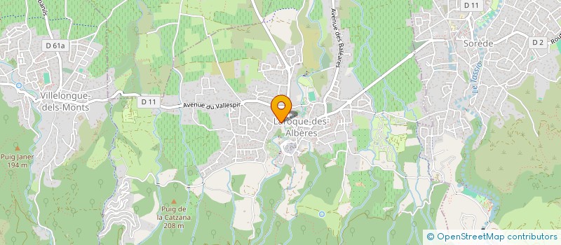 localisation de l'entreprise MADAME LYNNE HALE  LAROQUE-DES-ALBERES