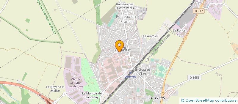 localisation de l'entreprise MADAME LYNNE RODHAM  LOUVRES