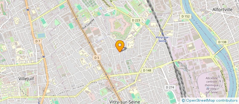 localisation de l'entreprise MADAME LYRA TROBOR à VITRY SUR SEINE
