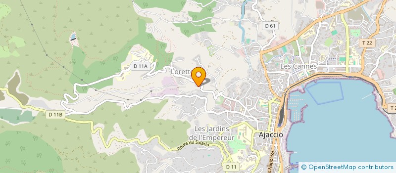 localisation de l'entreprise MADAME LYRIA VALERY à AJACCIO