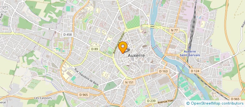 localisation de l'entreprise MADAME LYS GUENOT à AUXERRE