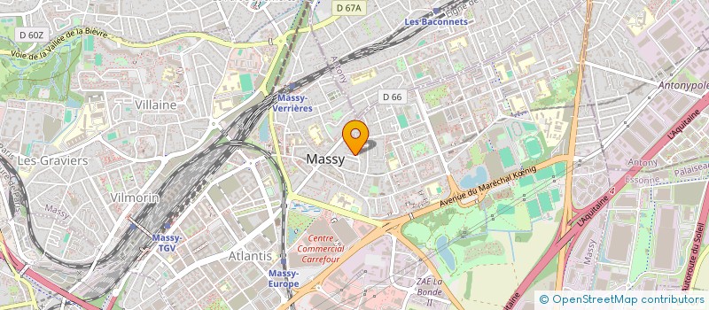 localisation de l'entreprise MADAME LYS KOUYOUMDJIAN  MASSY