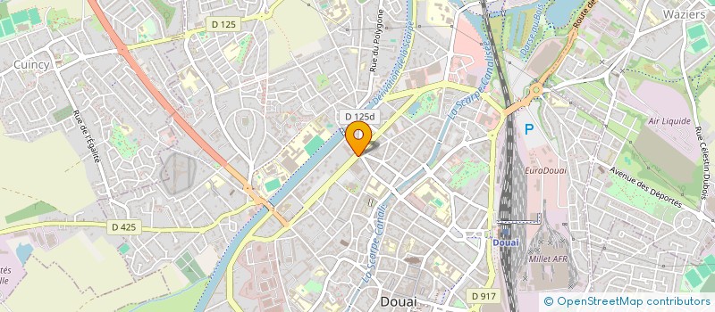 localisation de l'entreprise MADAME LYSA CHRETIEN  DOUAI