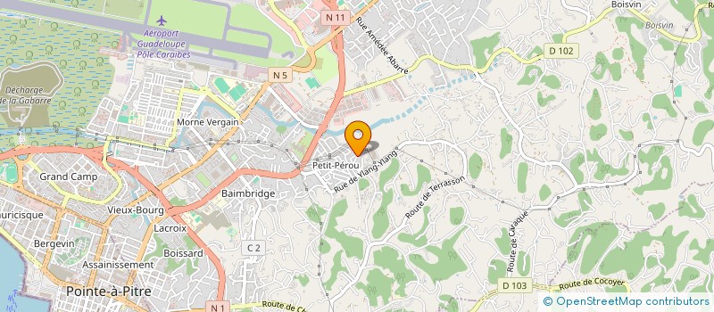 localisation de l'entreprise MADAME LYSA JOLY à LES ABYMES
