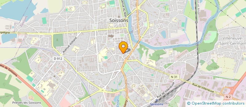 localisation de l'entreprise MADAME LYSA LE THERY à SOISSONS