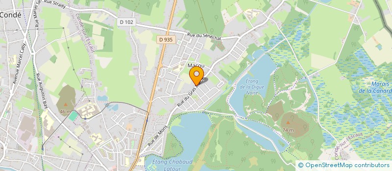 localisation de l'entreprise MADAME LYSA MARTINEZ  CONDE-SUR-L'ESCAUT