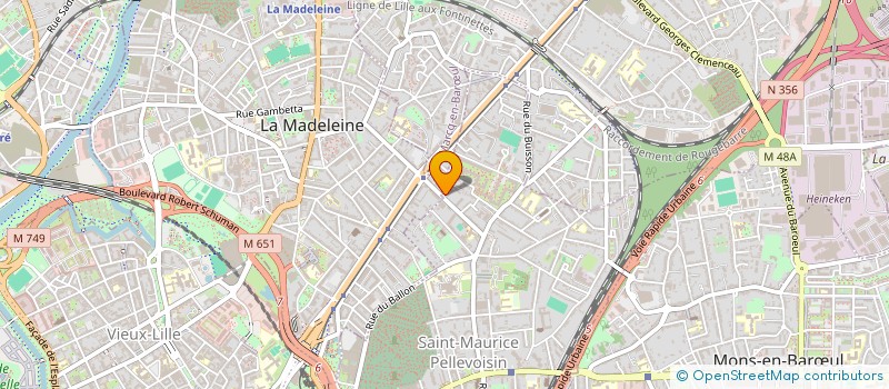 localisation de l'entreprise MADAME LYSA MENIAOUI à LILLE