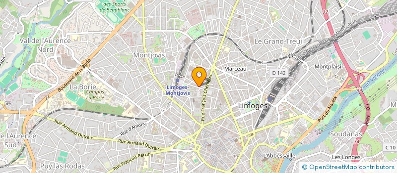 localisation de l'entreprise MADAME LYSA MYSCILE à LIMOGES