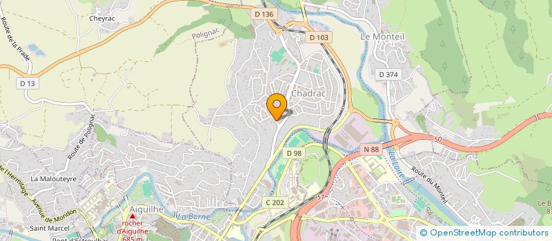 localisation de l'entreprise MADAME LYSA-ROSE GENTES  CHADRAC