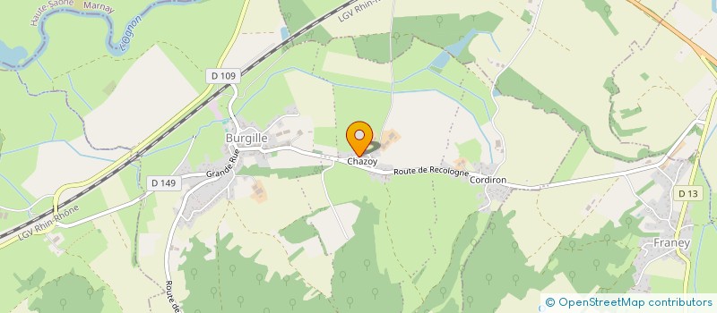 localisation de l'entreprise MADAME LYSANDRE BLONDEAU à CHEVIGNEY-SUR-L'OGNON