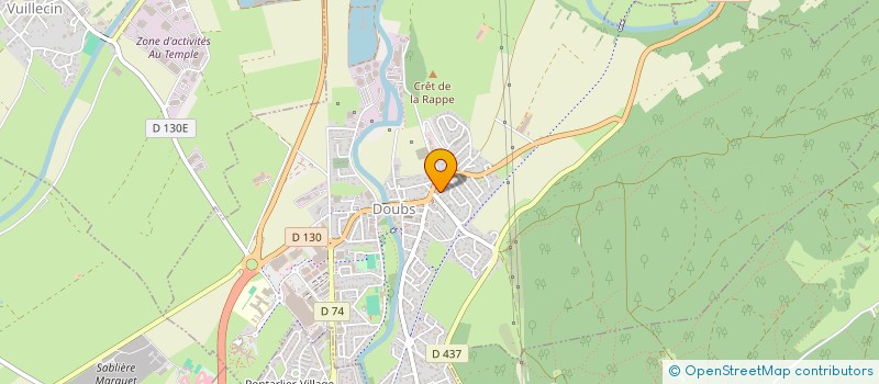 localisation de l'entreprise MADAME LYSANDRE DEHOUCK  DOUBS