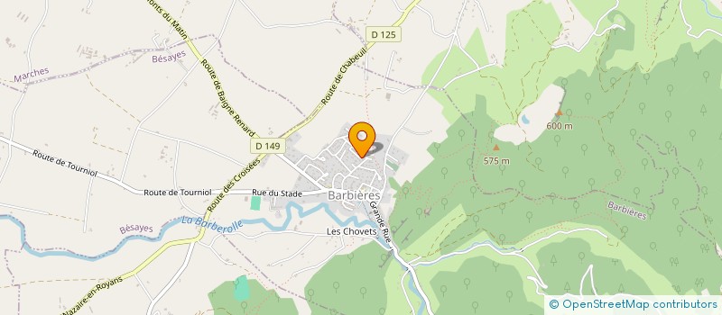 localisation de l'entreprise MADAME LYSANDRE PERRIER à BARBIERES