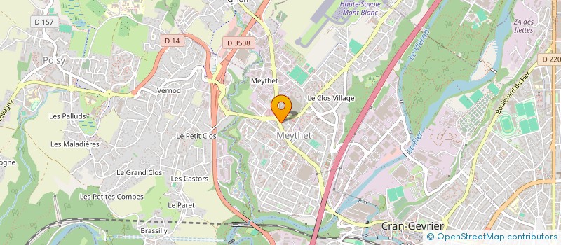 localisation de l'entreprise MADAME LYSANDRINA SEBERT  ANNECY